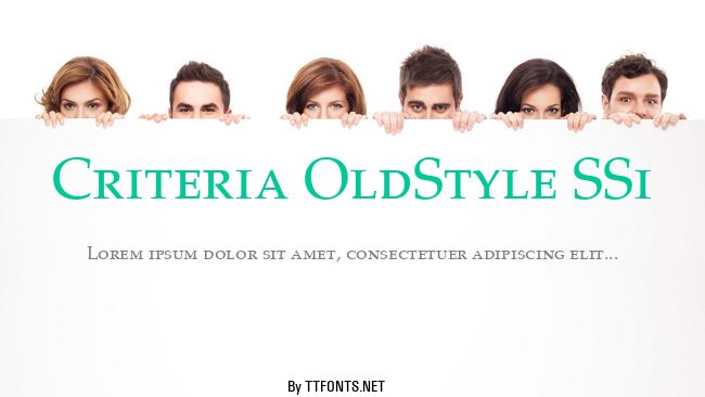 Criteria OldStyle SSi example