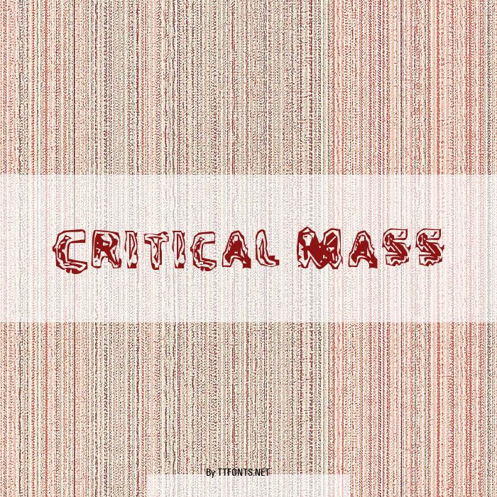 Critical Mass example
