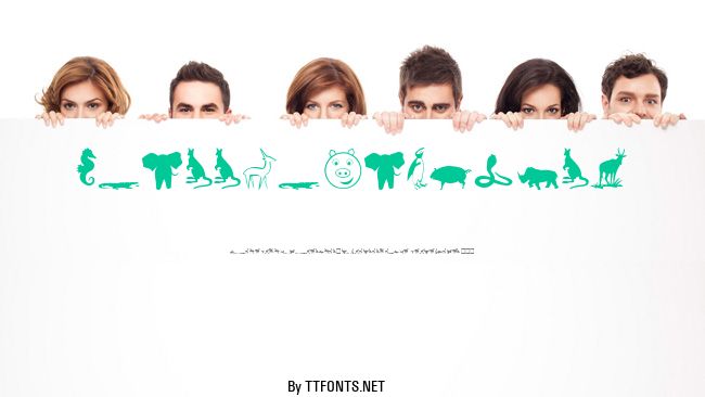 Critter Dingbats example