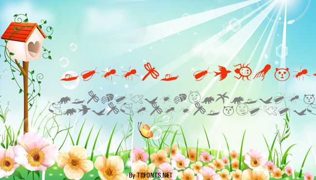 Critter Dingbats example