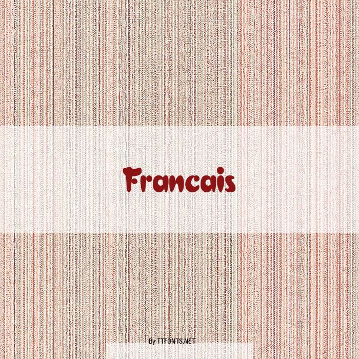 Francais example