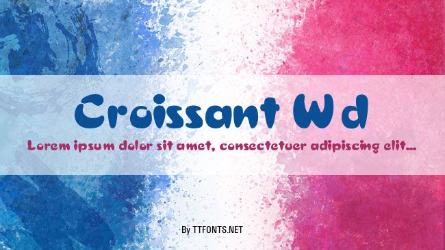 Croissant Wd example