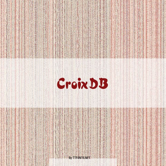 CroixDB example
