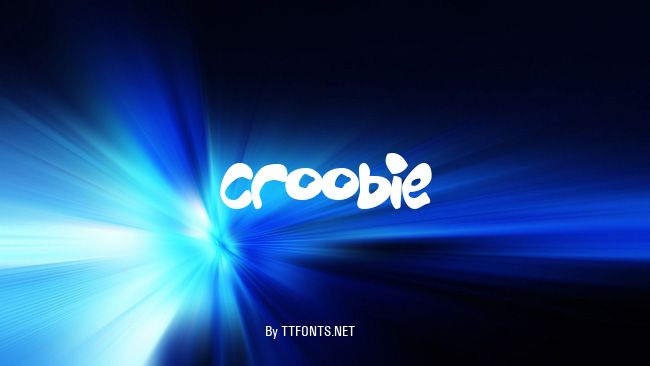Croobie example