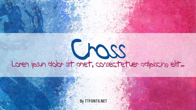 Cross example