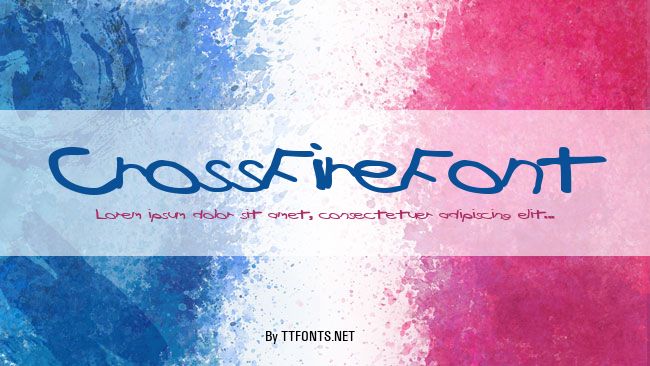 CrossFireFont example