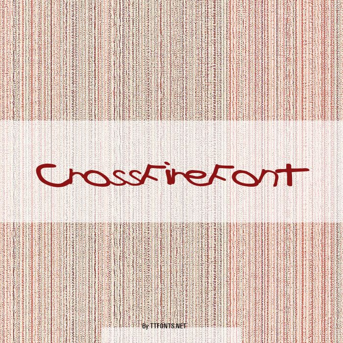 CrossFireFont example