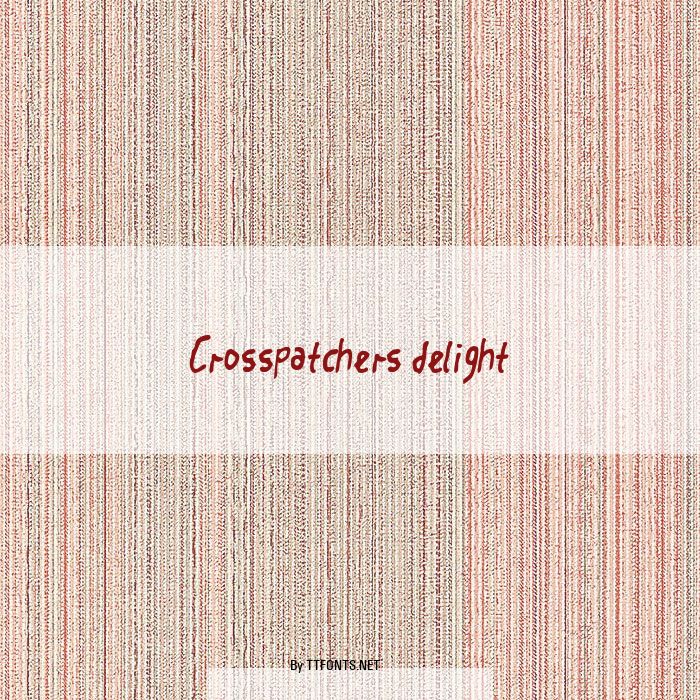 Crosspatchers delight example