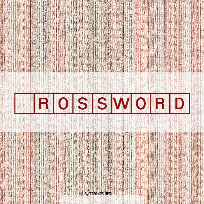 Crossword example