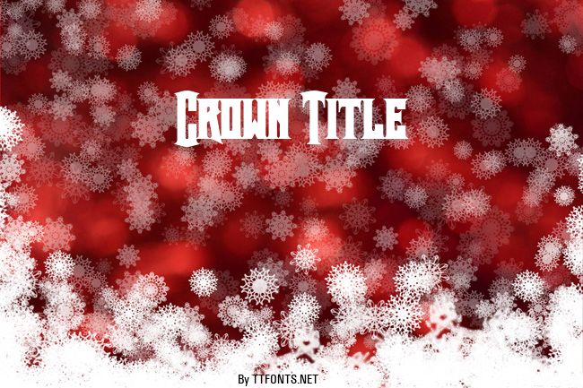 Crown Title example