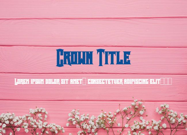 Crown Title example