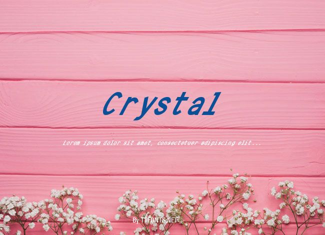Crystal example