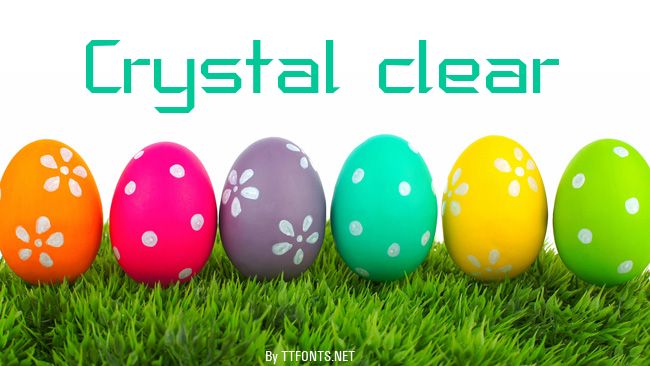 Crystal clear example