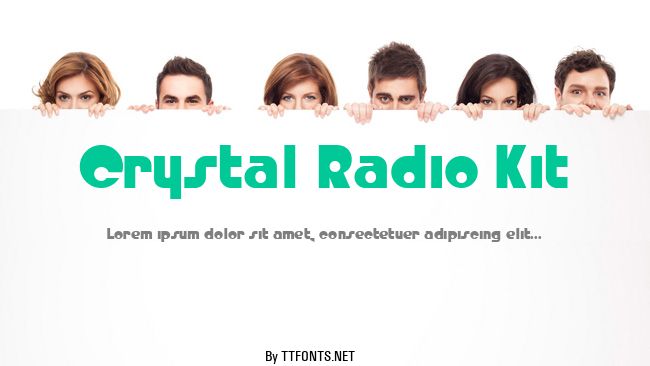 Crystal Radio Kit example