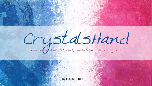 CrystalsHand example