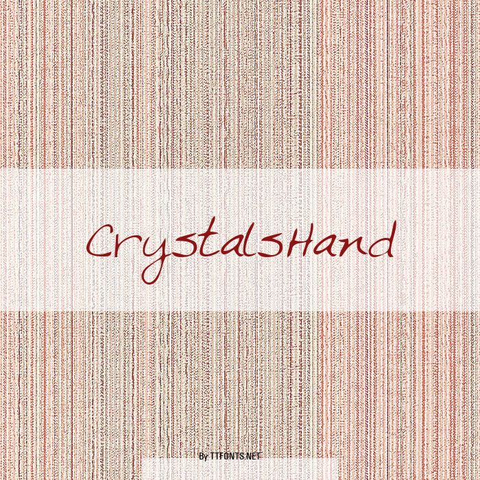 CrystalsHand example
