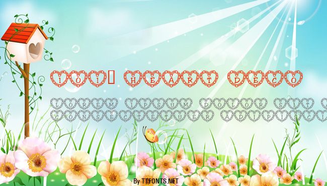 101! Heart Deco example