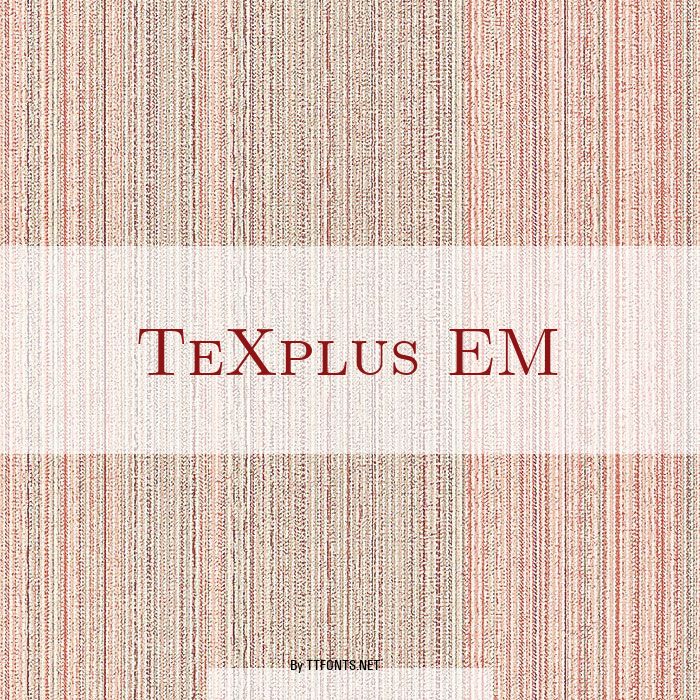 TeXplus EM example