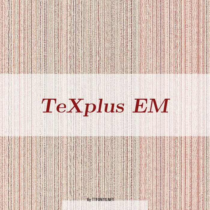 TeXplus EM example