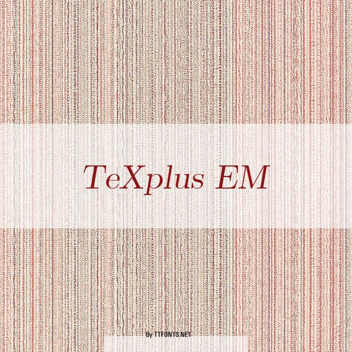 TeXplus EM example