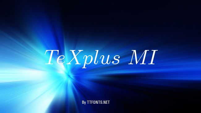 TeXplus MI example