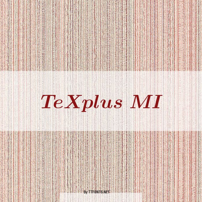 TeXplus MI example