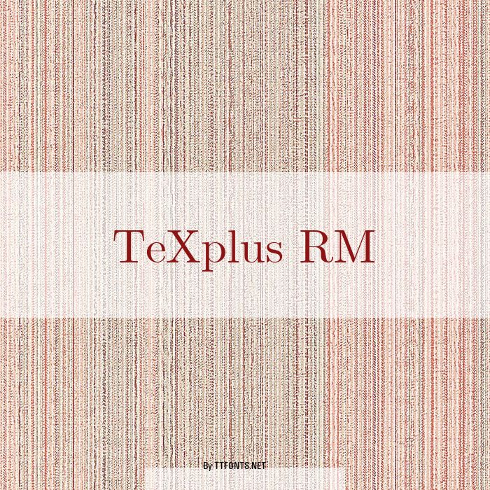 TeXplus RM example