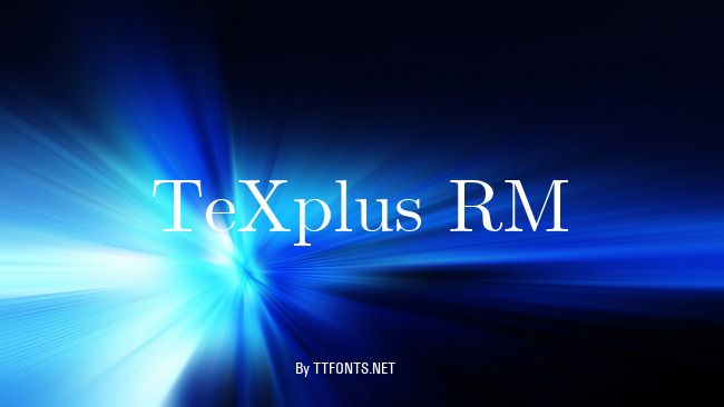 TeXplus RM example