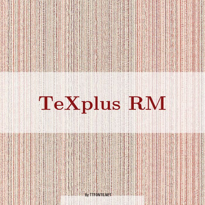 TeXplus RM example