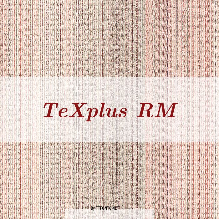 TeXplus RM example