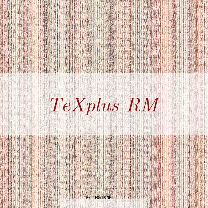 TeXplus RM example