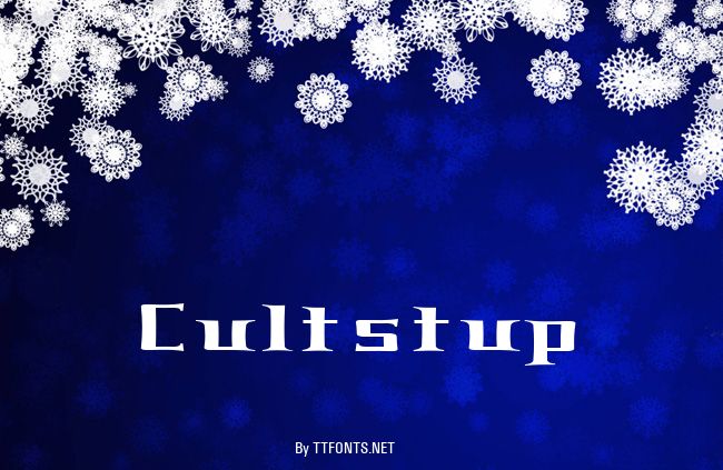 Cultstup example