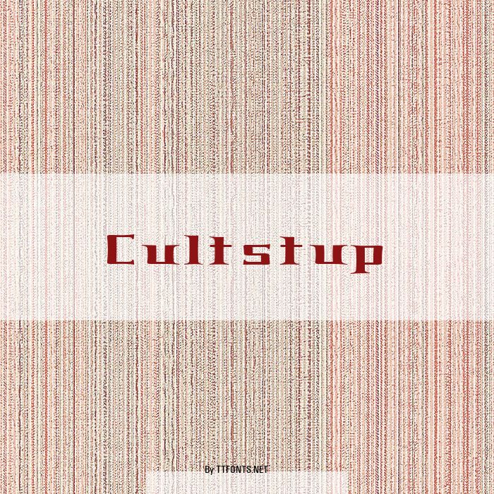 Cultstup example