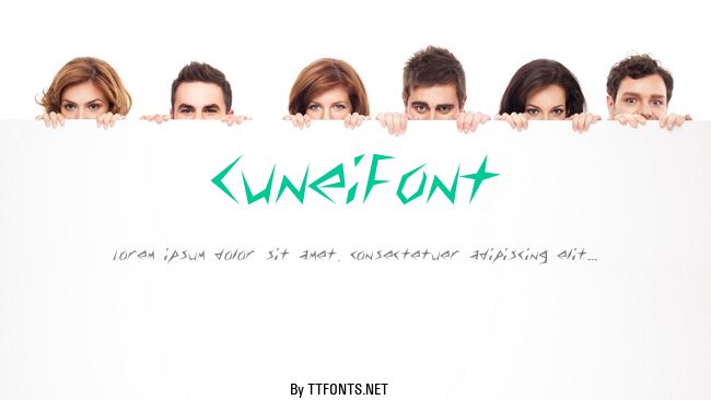 CuneiFont example