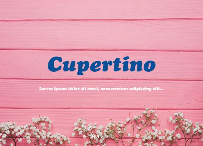 Cupertino example