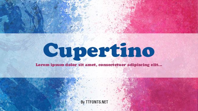 Cupertino example
