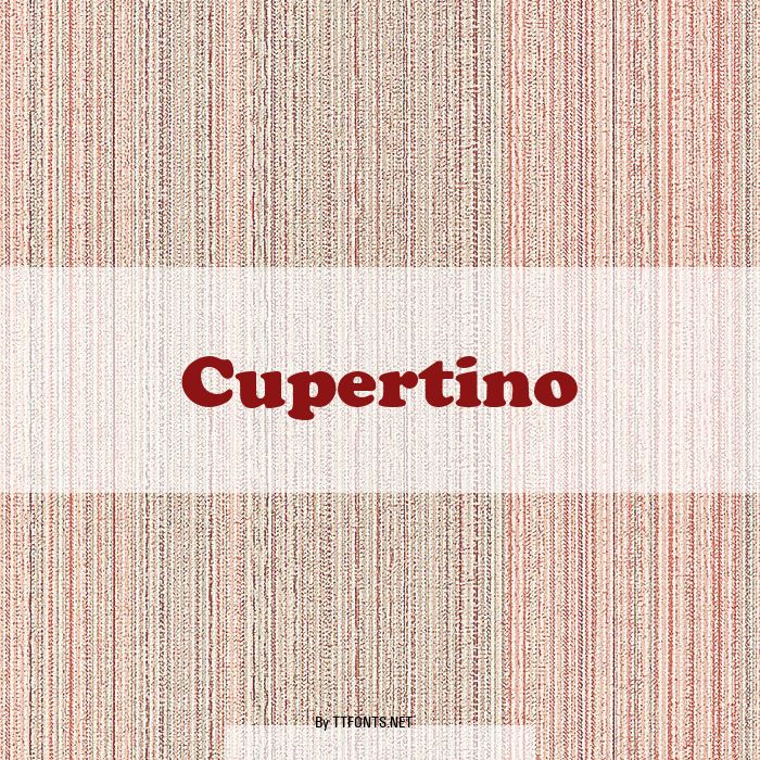 Cupertino example