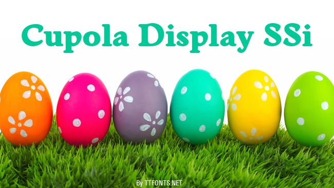 Cupola Display SSi example