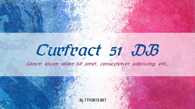 Curfract 51 DB example