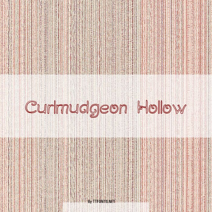 Curlmudgeon Hollow example