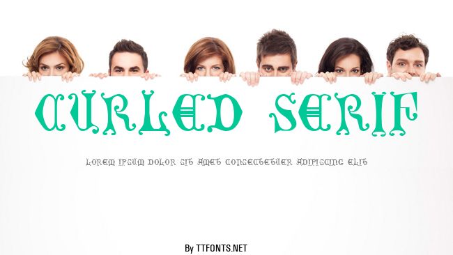 Curled Serif example