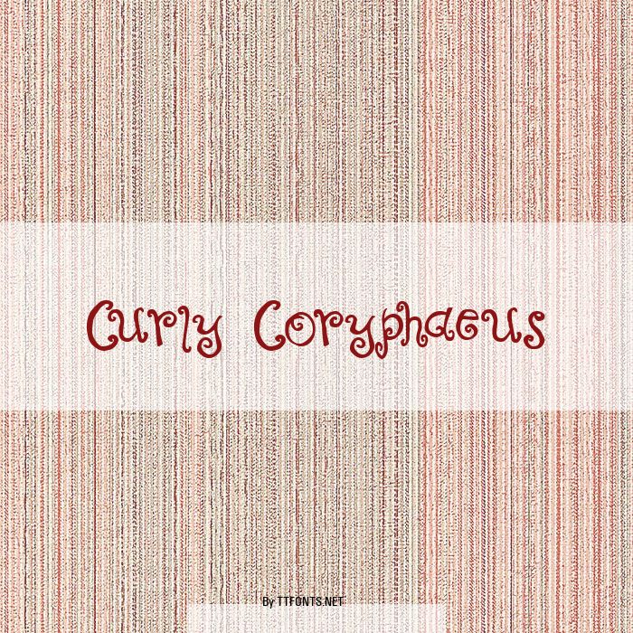 Curly Coryphaeus example