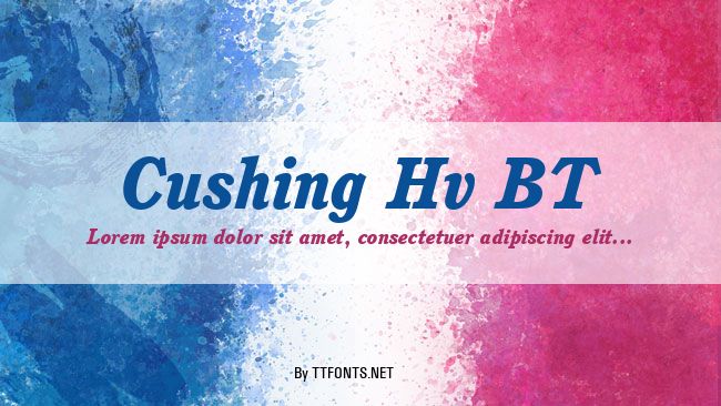 Cushing Hv BT example