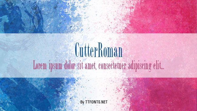 CutterRoman example