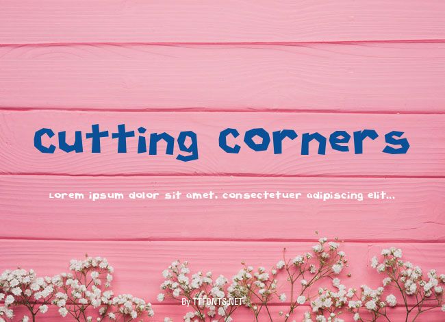 Cutting Corners example