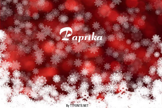 Paprika example