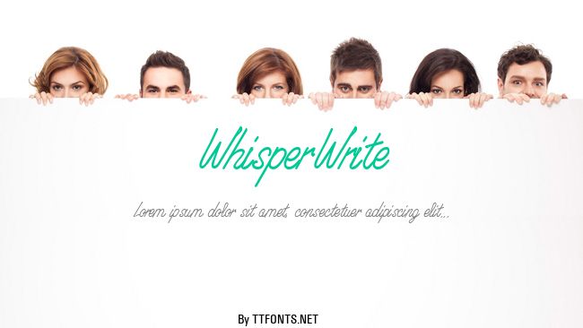 WhisperWrite example