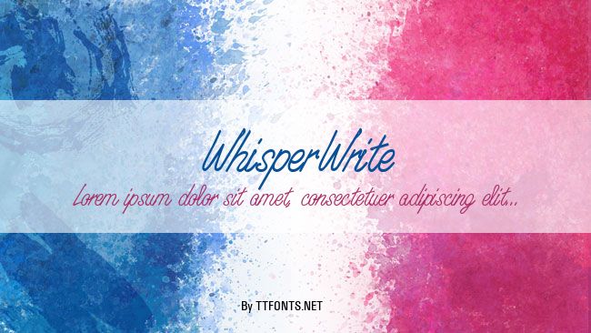 WhisperWrite example