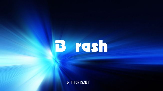 Brash example