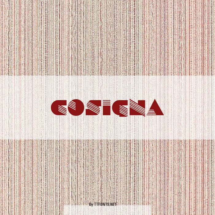 Cosigna example